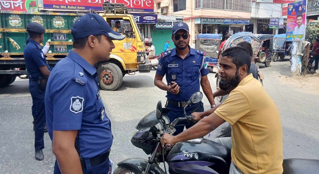 Meherpur-Pratidin-Trafic-Police-Image